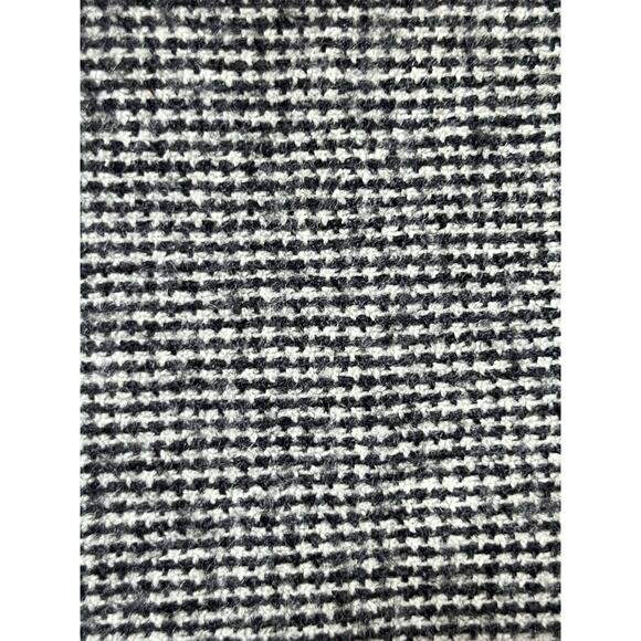 Hitltl Men’s 36/38 Gray Mini Check 100% Wool Flat Front Tailored Dress Pants - Picture 9 of 9